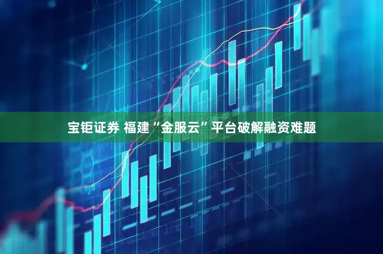 宝钜证券 福建“金服云”平台破解融资难题