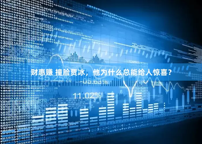 财惠赚 撞脸贾冰，他为什么总能给人惊喜？