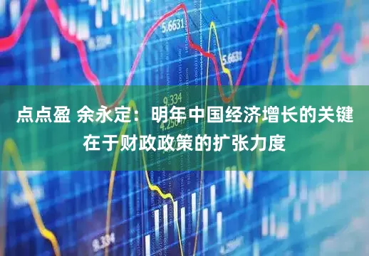 点点盈 余永定：明年中国经济增长的关键在于财政政策的扩张力度